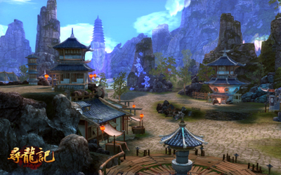 夢工廠3D神話新游《尋龍記》截圖首曝，新浪游戲網站設計解析